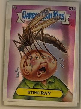 2022 Topps Chrome Garbage Pail Kids #179b Sting Ray — front