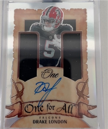 2023 Panini One One for All Drake London — front