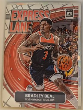 2022-23 Donruss Optic #13 Bradley Beal Express Lane — front