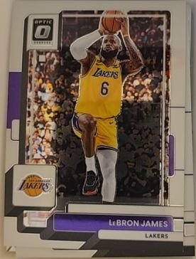 2022-23 Donruss Optic #116 LeBron James — front