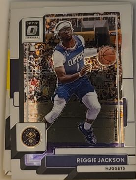 2022-23 Donruss Optic #121 Reggie Jackson Denver Nuggets — front