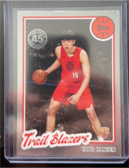 2025-26 Topps #80BK-62 Yang Hansen — front