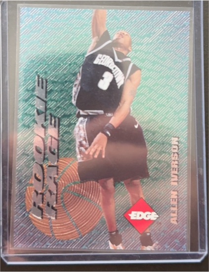 1996 Collector's Edge Rookie Rage #19 Allen Iverson — front