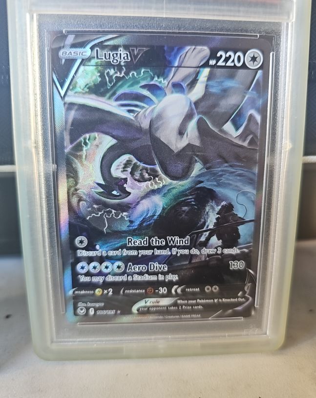 2022 Pokémon Sword & Shield Silver Tempest #186 Lugia V Alternate Full Art — front