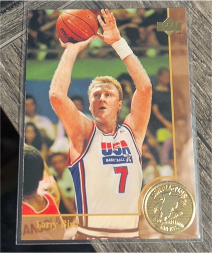 1994 Upper Deck USA Basketball #86 Larry Bird — front