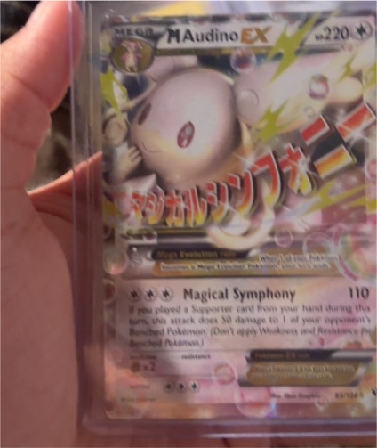 2016 Pokémon XY Fates Collide #85 Mega Audino EX — front