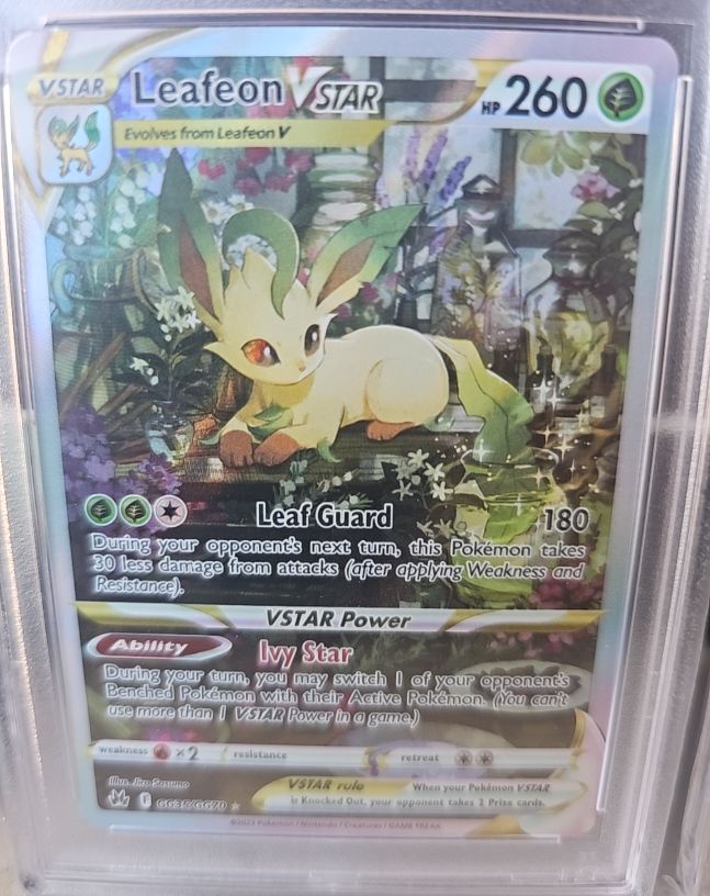 2023 Pokemon TCG Crown Zenith #GG35 Leafeon VSTAR — front