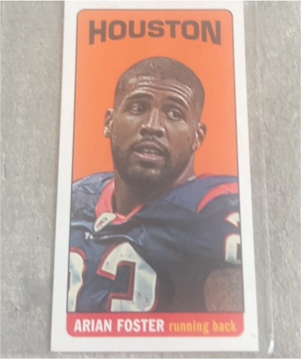 2012 Topps 1965 Mini #75 Arian Foster Houston Texans — front