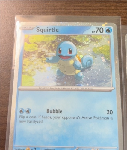 2023 Pokemon Scarlet & Violet Promo #048 Squirtle Cosmos Holo — front