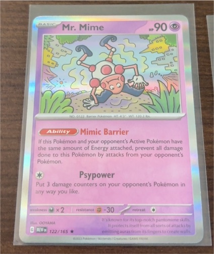 2023 Pokémon Scarlet & Violet 151 #122 Mr. Mime — front