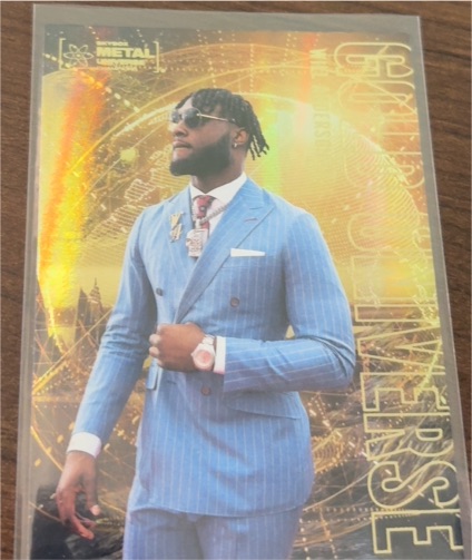 2023 SkyBox Metal Universe Champions #GU-7 Will Anderson Jr. Gold Universe — front