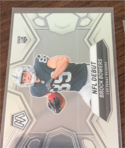 2024 Panini Mosaic NFL Debut #286 Brock Bowers — front