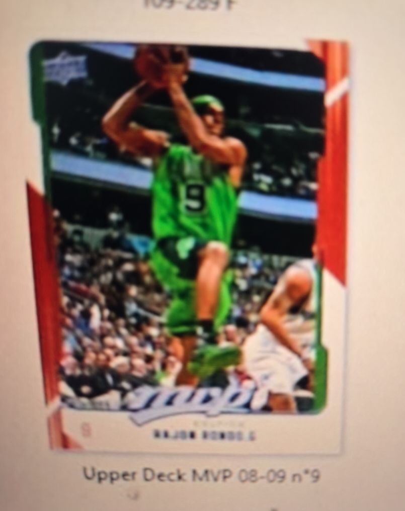 2008 Upper Deck MVP #9 Rajon Rondo — front