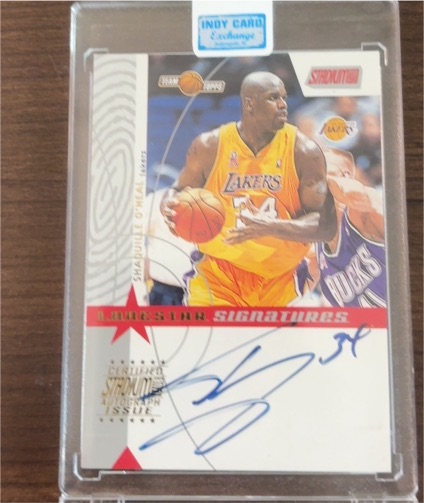 2002 Topps Stadium Club Lonestar Signatures #Shaquille O'Neal — front