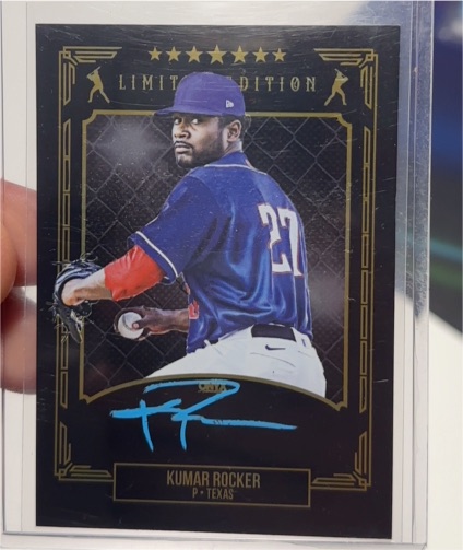 2024 Onyx Limited Edition #/25 Kumar Rocker — front