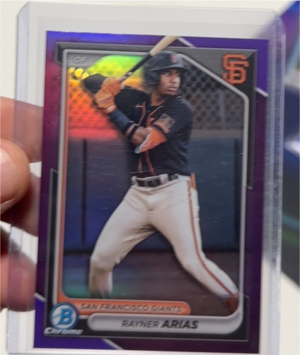 2024 Bowman Draft Chrome #BDC-189 Rayner Arias — front