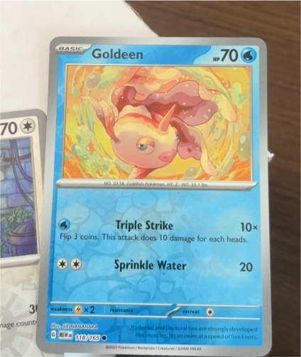 2023 Pokémon Scarlet & Violet 151 #118 Goldeen — front