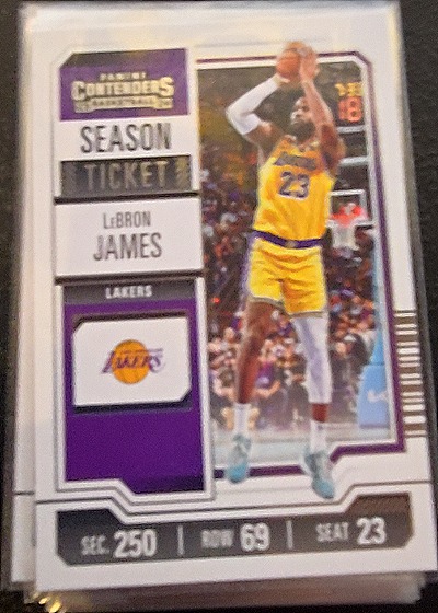 2023-24 Panini Contenders #46 LeBron James — front