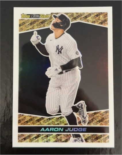 2021 Topps Update Black Gold #BG-10 Aaron Judge — front