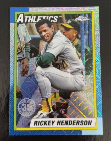 2025 Topps Series 1 #T90C-40 Rickey Henderson — front