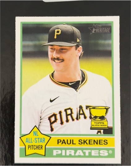 2025 Topps Heritage #60 Paul Skenes — front