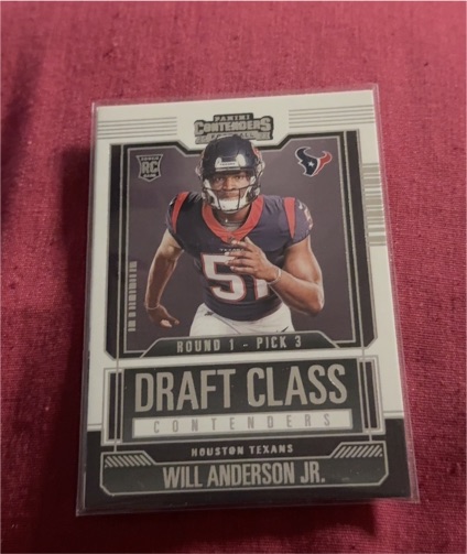 2023 Panini Contenders Draft Class Contenders #24 Will Anderson Jr. — front