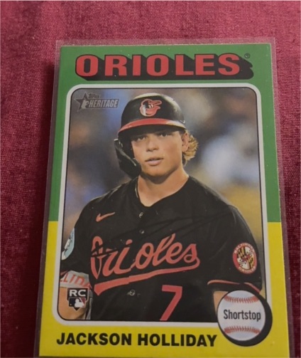 2024 Topps Heritage High Number #692 Jackson Holliday — front