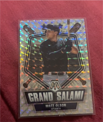 2022 Panini Mosaic #GS-6 Matt Olson Grand Salami — front