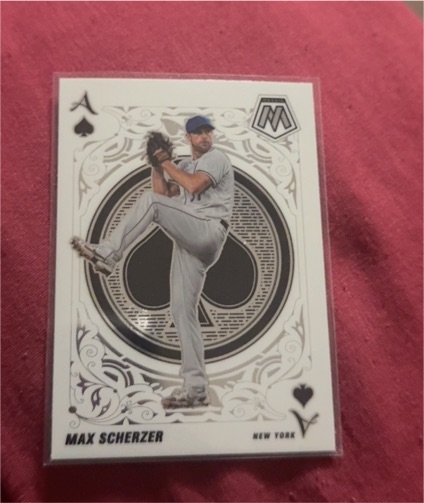 2022 Panini Mosaic Aces #A-10 Max Scherzer — front