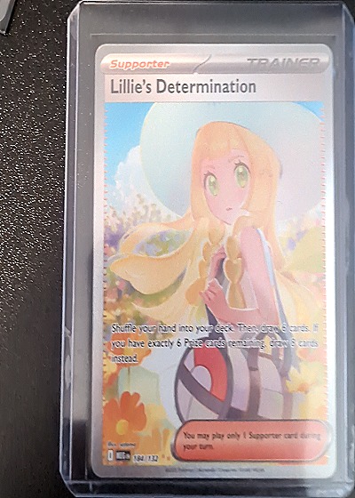 2025 Pokémon #184 Lillie's Determination — front