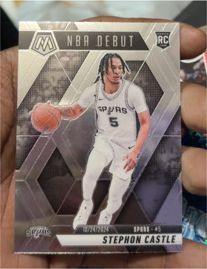 2024-25 Panini Mosaic NBA Debut #267 Stephon Castle — front