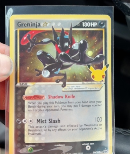 2021 Pokémon Sword & Shield Promo #SWSH144 Greninja Star — front