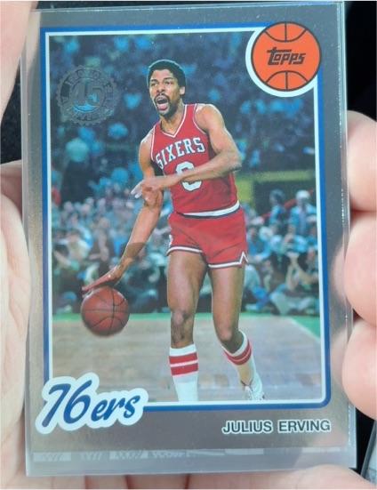 2025-26 Topps Basketball #80BK-2 Julius Erving — front