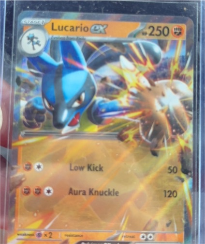 2024 Pokémon SV07: Stellar Crown #082 Lucario ex — front