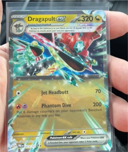 2024 Pokemon SV Prismatic Evolutions #073 Dragapult ex — front