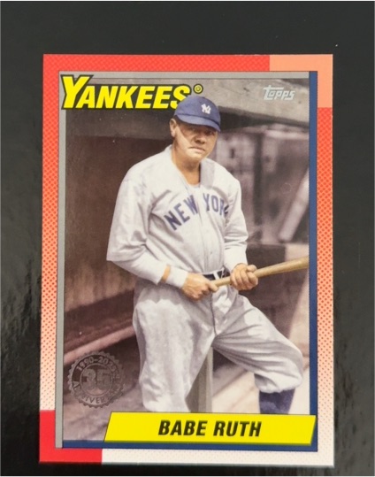 1990 Topps 35th Anniversary #T90-47 Babe Ruth — front