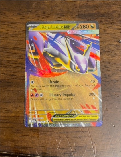 2014 Pokémon ME01 Mega Evolution #100 Mega Latias EX — front