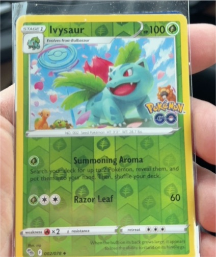 2022 Pokémon GO #002 Ivysaur — front