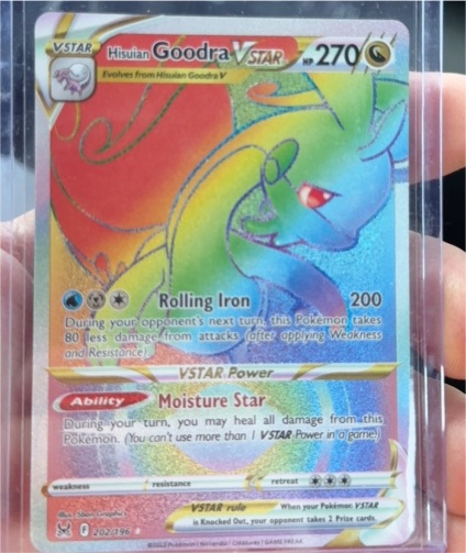2022 Pokémon Lost Origin #202 Hisuian Goodra VSTAR — front