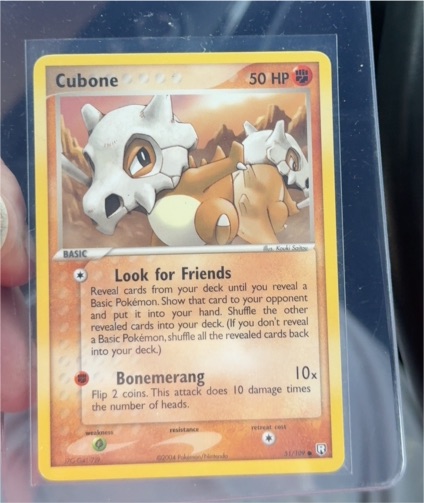 2004 Pokémon Team Rocket Returns #51 Cubone — front