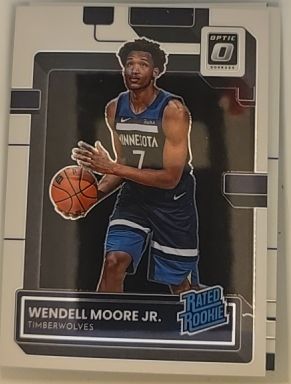 2022-23 Panini Donruss Optic #201 Wendell Moore Jr. Rated Rookie — front