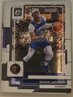 2022-23 Donruss Optic #121 Reggie Jackson Denver Nuggets — front