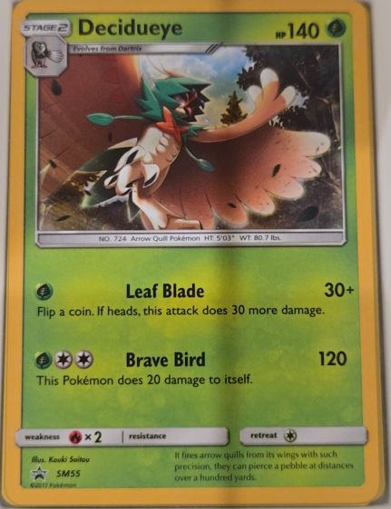 2017 Pokemon SM Promos #SM55 Decidueye — front