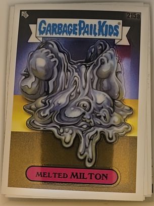 2022 Topps Chrome Garbage Pail Kids Series 5 #215a Melted Milton — front