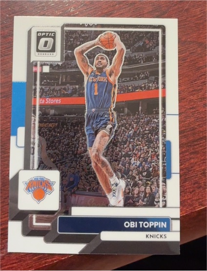 2022-23 Donruss Optic #15 Obi Toppin — front