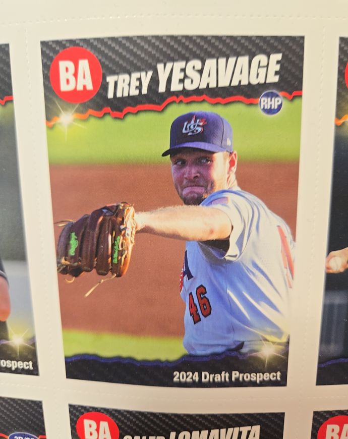 2024 Baseball America #BA46 Trey Yesavage — front