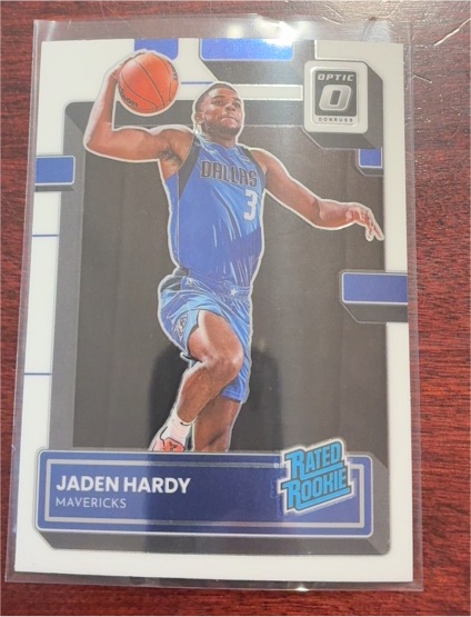 2022-23 Donruss Optic #248 Jaden Hardy Rated Rookie — front