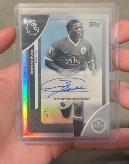 2025-26 Topps Premier League #/75 Patrice Evra — front