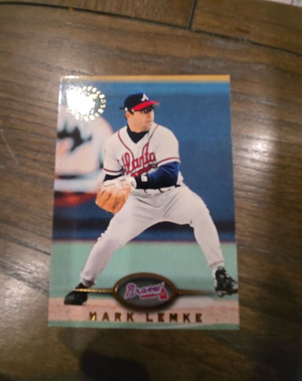 1995 Topps Stadium Club #285 Mark Lemke — front