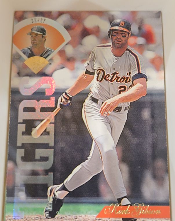 1995 Leaf #78 Kirk Gibson — front